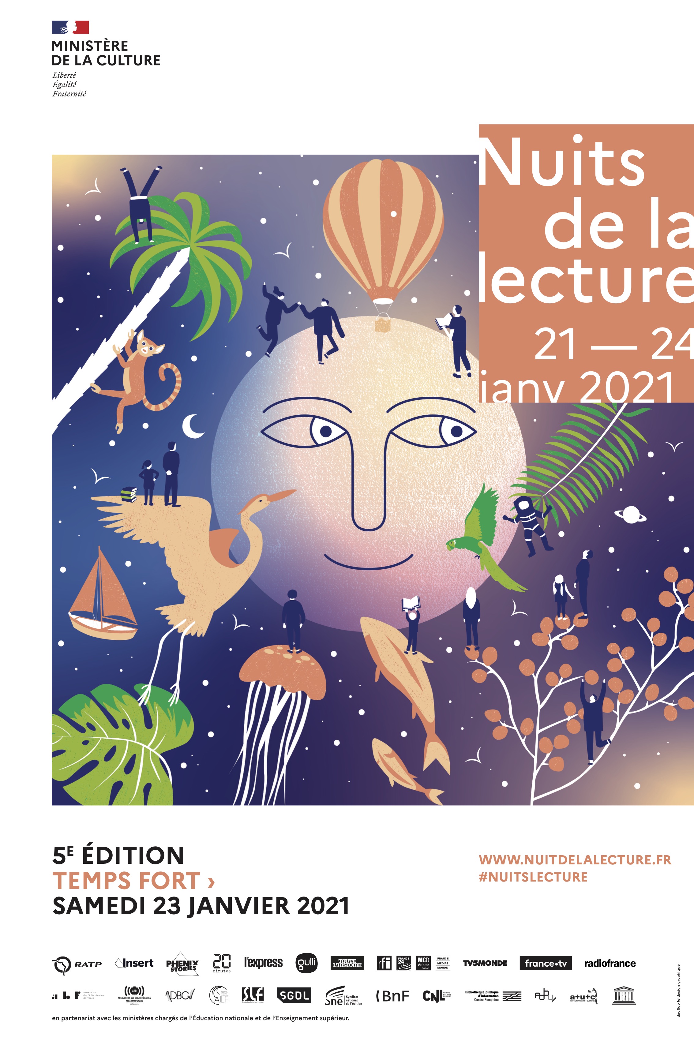 Affiche de la Nuit des Musées 2021.