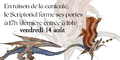 fermeture anticipée du 14 août